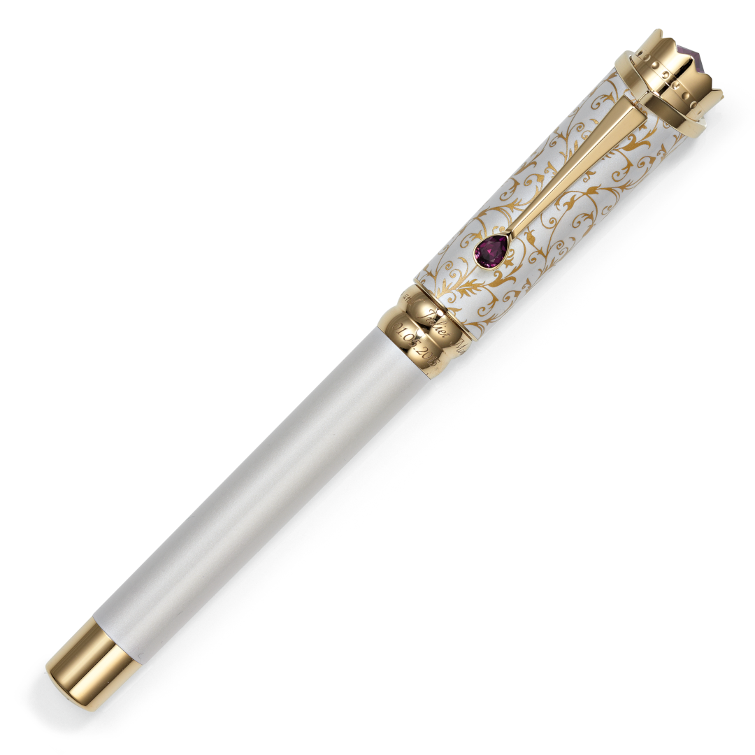 Wedding Pen Legacy Edition in white with a gold finish.