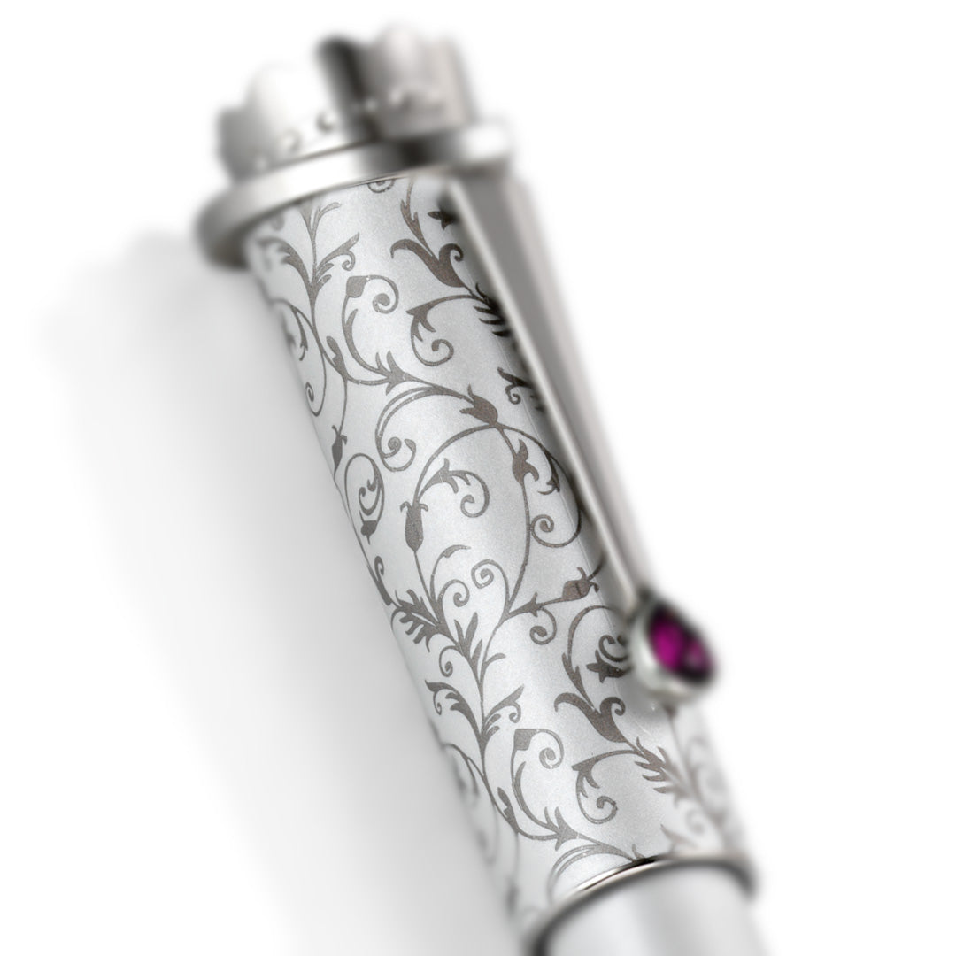 Lace pattern detail on the Wedding Pen Prestige Edition.