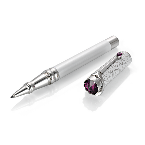 Load image 1 in gallery view. Wedding Pen Prestige Edition with cap removed and writing tip visible.